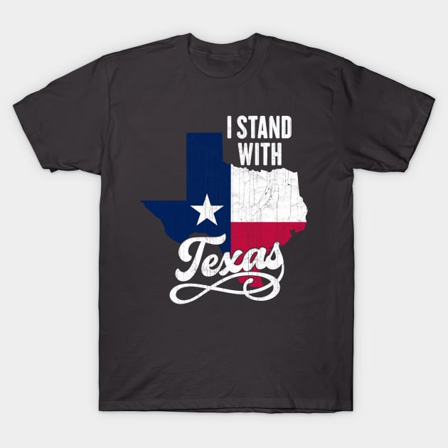 I Stand With Texas T-Shirt by devilcat.art